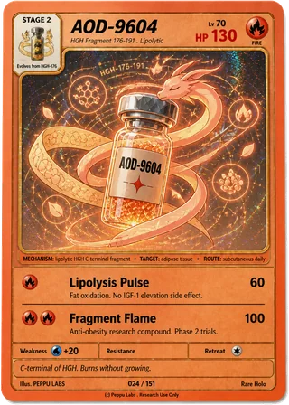 AOD-9604 trading card