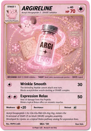 ARGIRELINE trading card