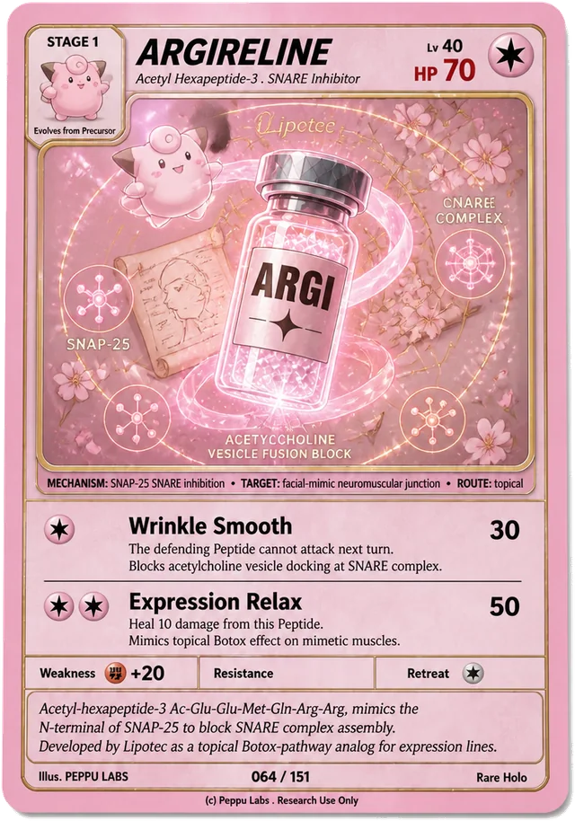 ARGIRELINE trading card