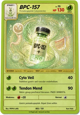 BPC-157 trading card