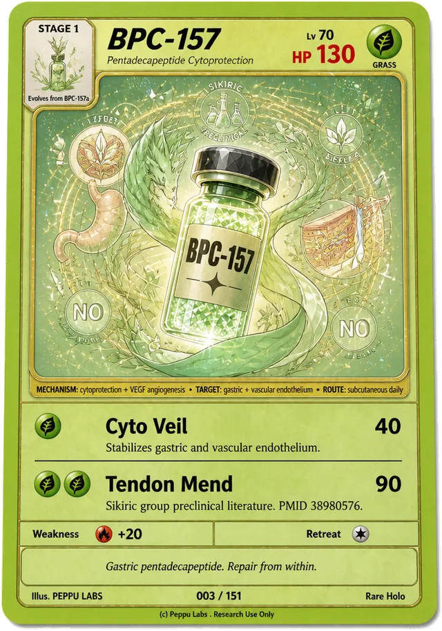 BPC-157 trading card