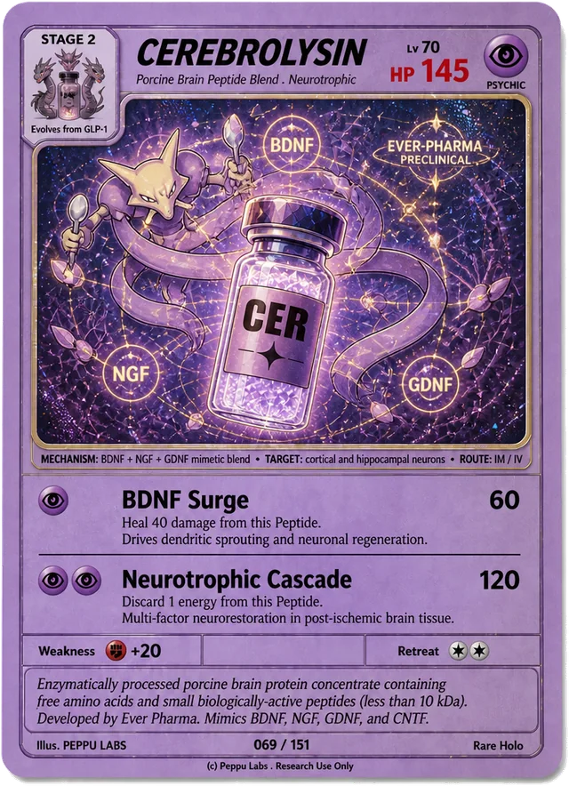 CEREBROLYSIN trading card