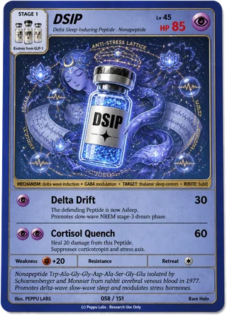 DSIP trading card
