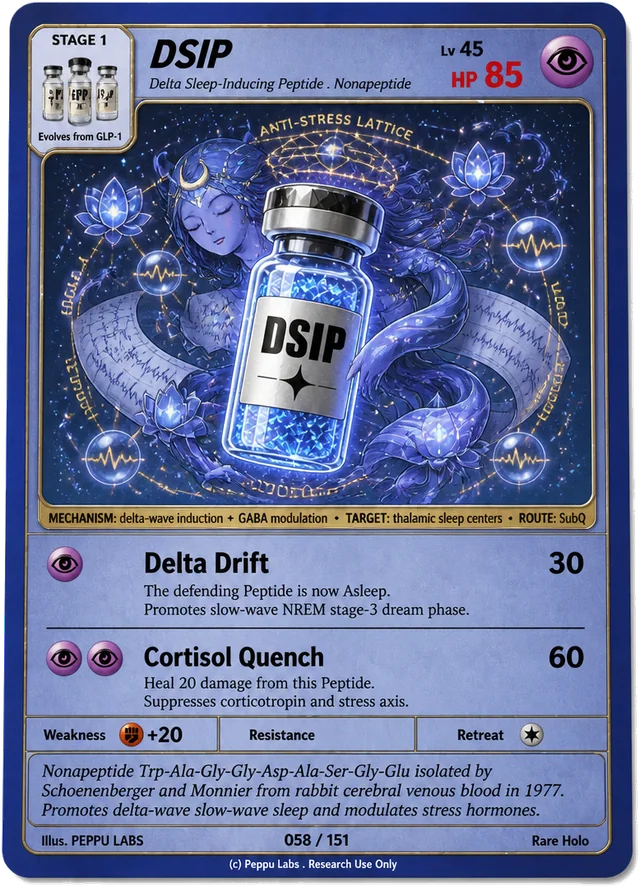 DSIP trading card