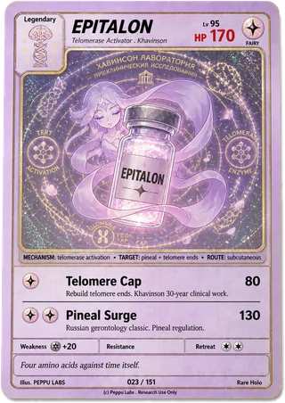 EPITALON trading card