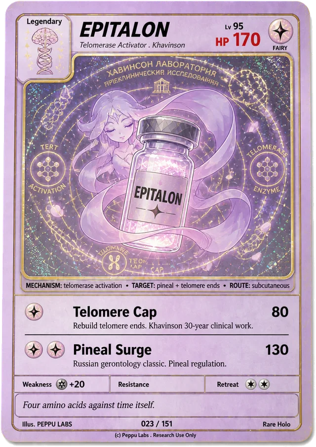 EPITALON trading card