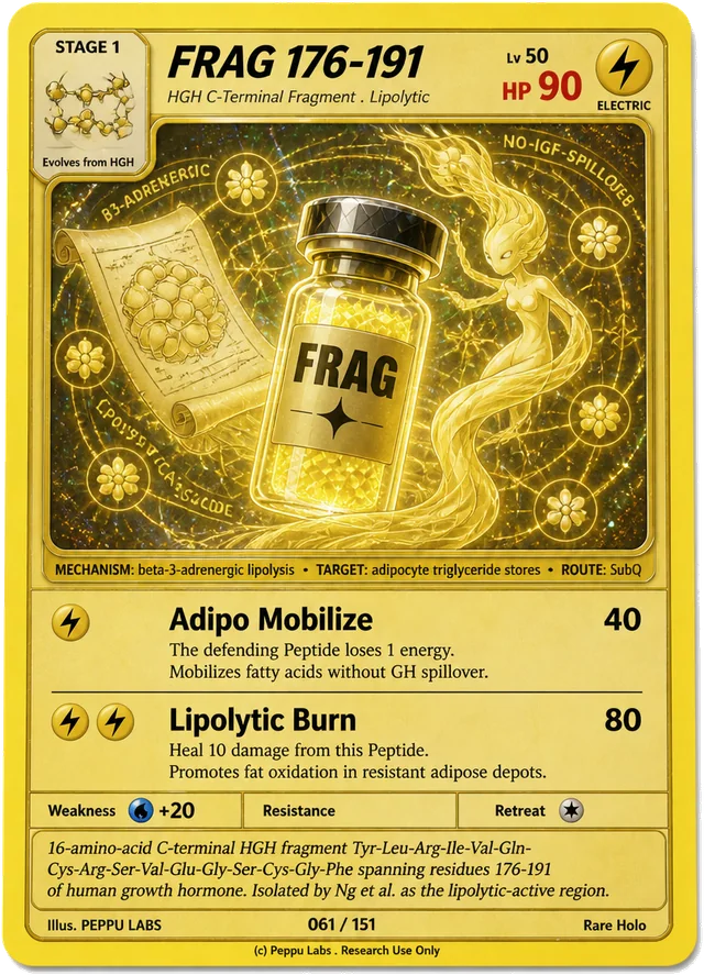 FRAG 176-191 trading card