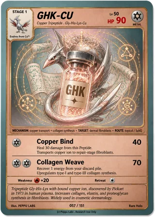 GHK-Cu trading card