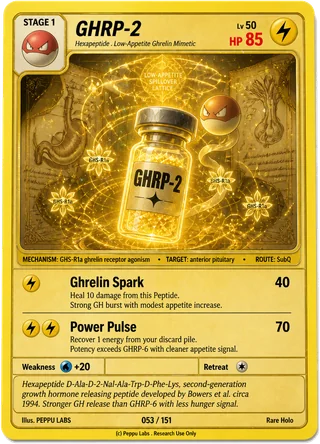 GHRP-2 trading card