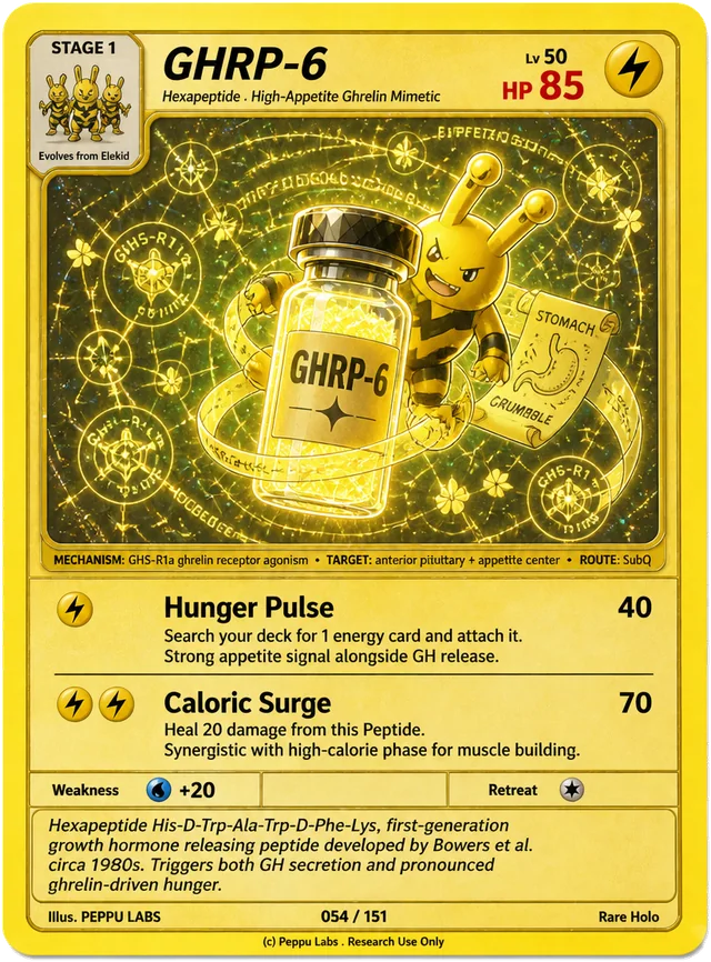 GHRP-6 trading card