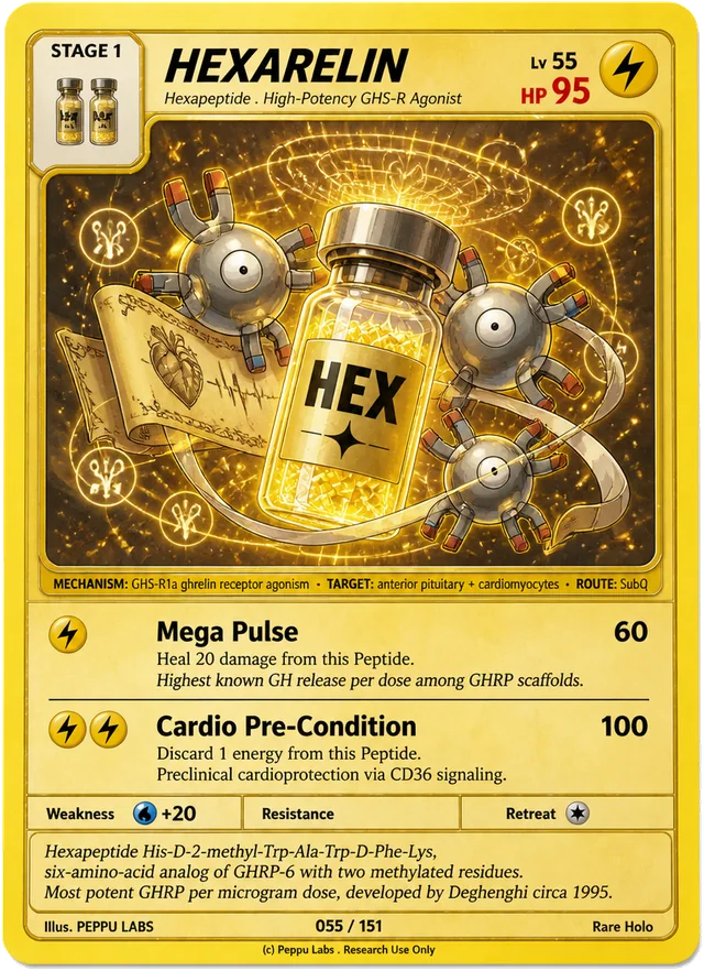 HEXARELIN trading card