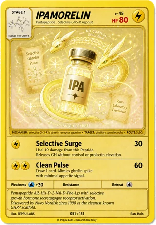 IPAMORELIN trading card