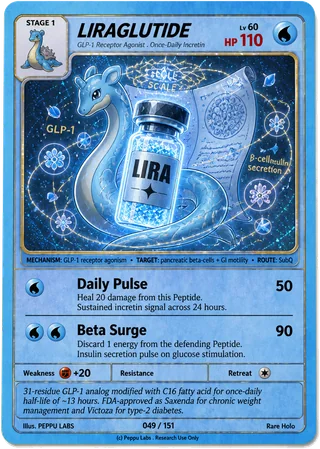 LIRAGLUTIDE trading card