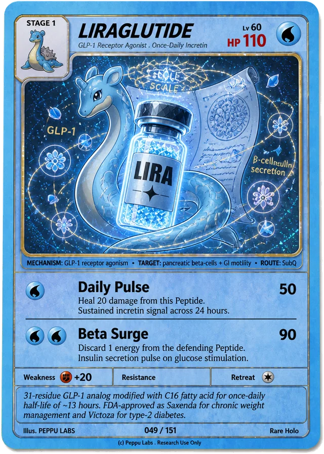 LIRAGLUTIDE trading card