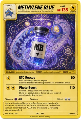 METHYLENE BLUE trading card