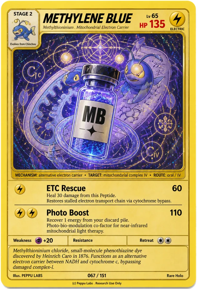 METHYLENE BLUE trading card