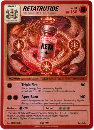 GLP-1 trading card