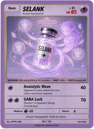 SELANK trading card