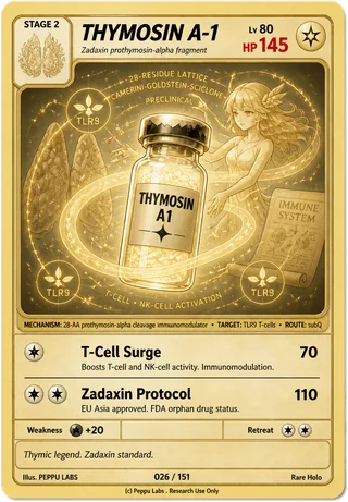 THYMOSIN α-1 trading card